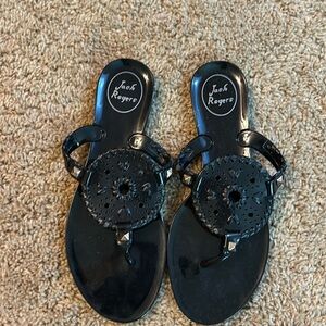 NWT jack rogers black sandals